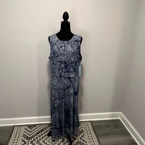 London Times Size 16 Navy & White NWT